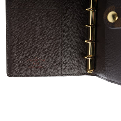 Louis Vuitton Damier Ebene Small Ring Agenda Cover 8 of 8