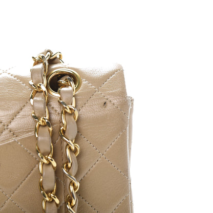 Chanel Lambskin Quilted Small Double Flap Beige 19 of 20