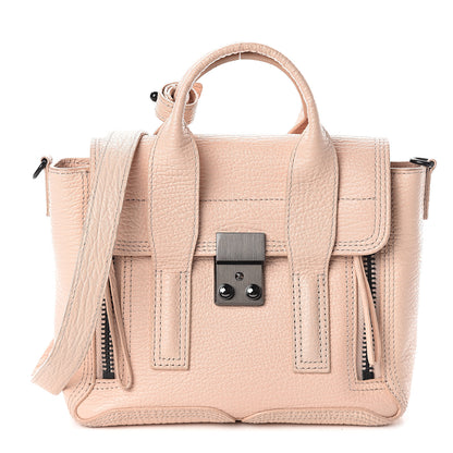3.1 Phillip Lim 3.1 Textured Calfskin Mini Pashli Satchel Blush 1 of 8