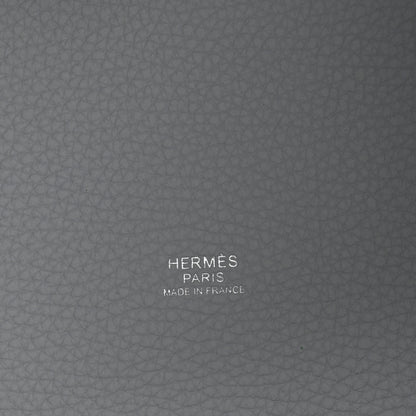 Hermes Taurillon Clemence Picotin Lock 22 MM Bleu Pale 6 of 11
