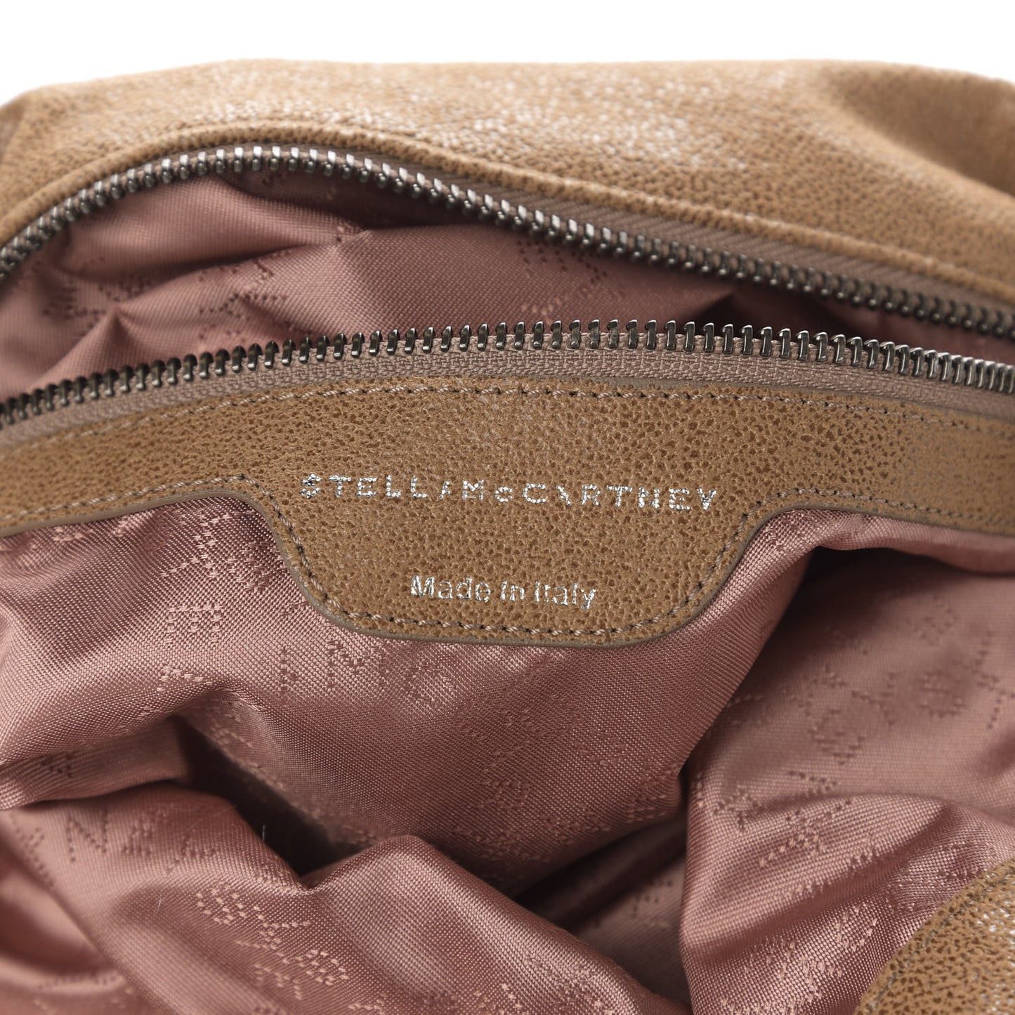 Shaggy Deer Small Falabella Tote Camel