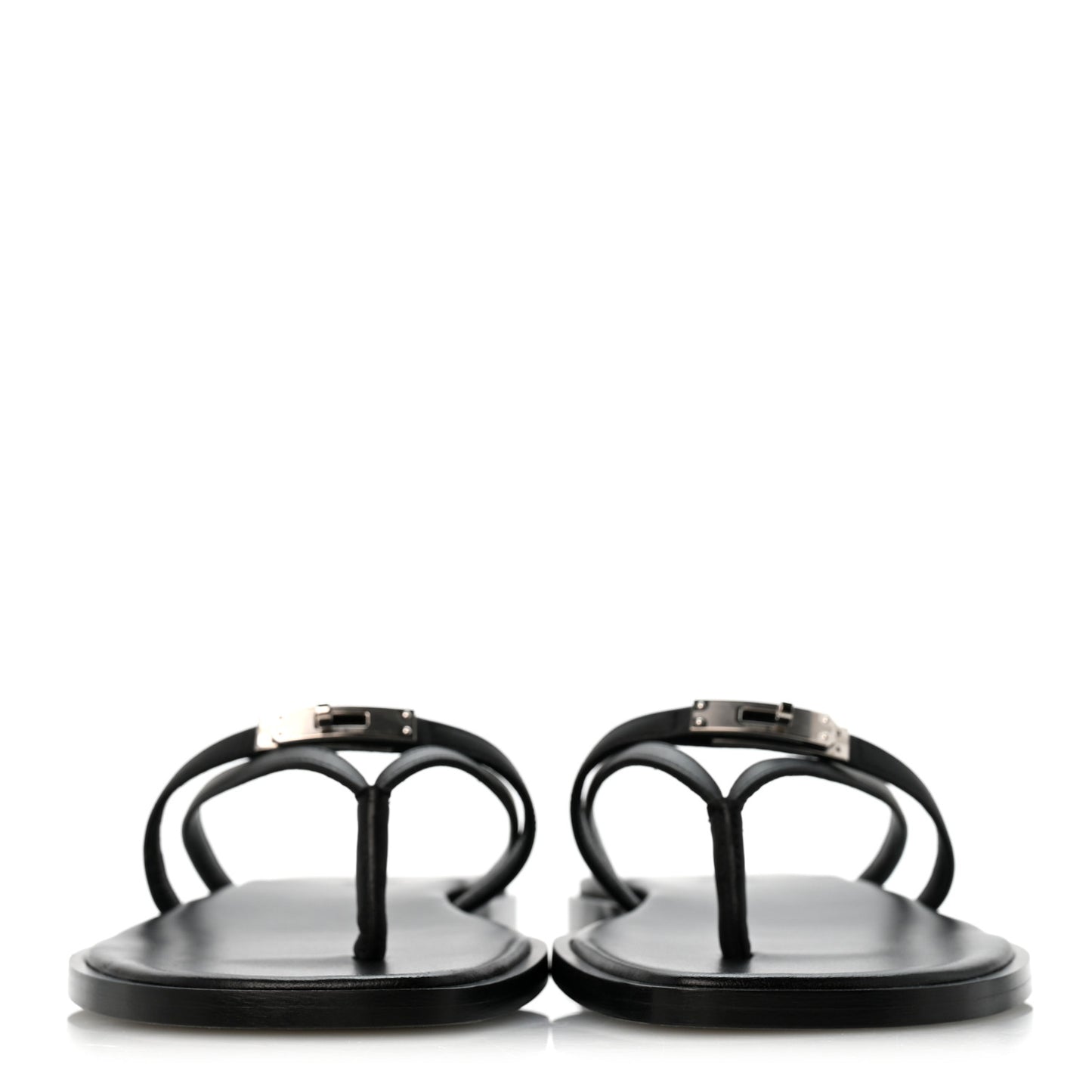 Calfskin Miss Sandals 40 Black