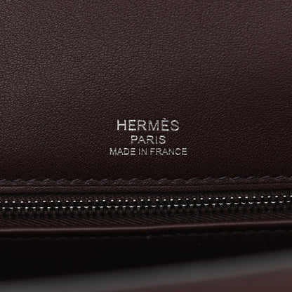 Hermes Toile Quadrille Swift Kelly Sellier 28 Framboise Ecru Rouge Sellier 6 of 11