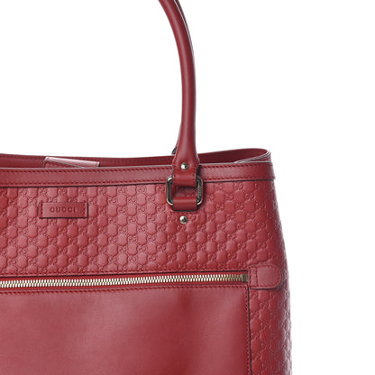 Gucci Soft Microguccissima Large Tote Red 8 of 11