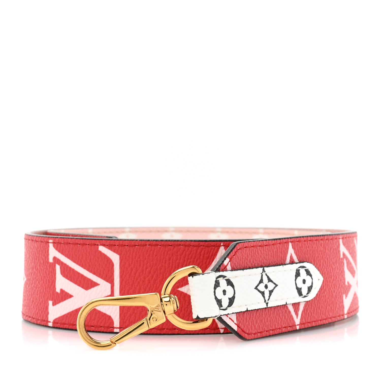 Louis Vuitton Monogram Giant Bandouliere Shoulder Strap Rouge 1 of 3