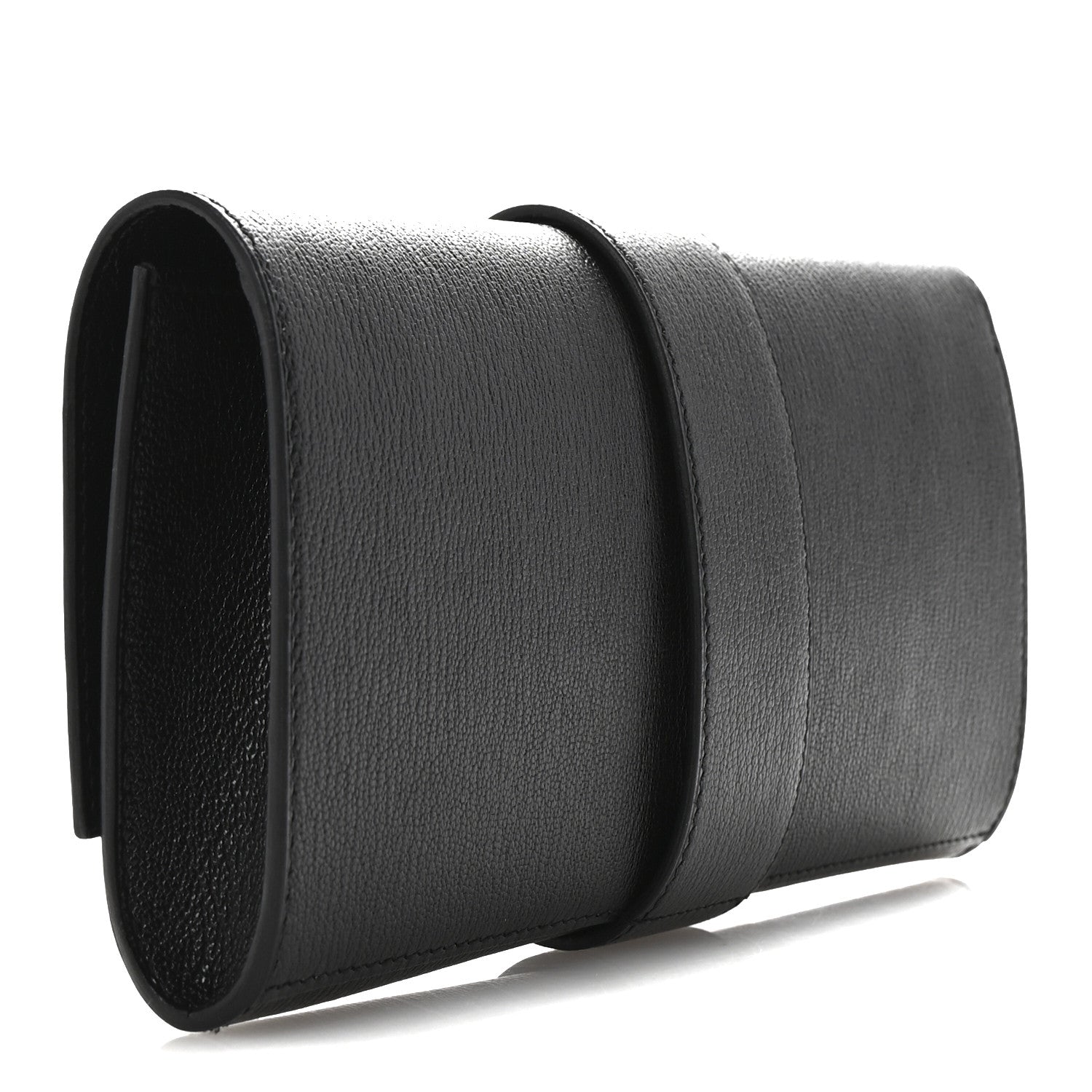 Hermes Chevre Mysore Medor 23 Clutch Black 3 of 9