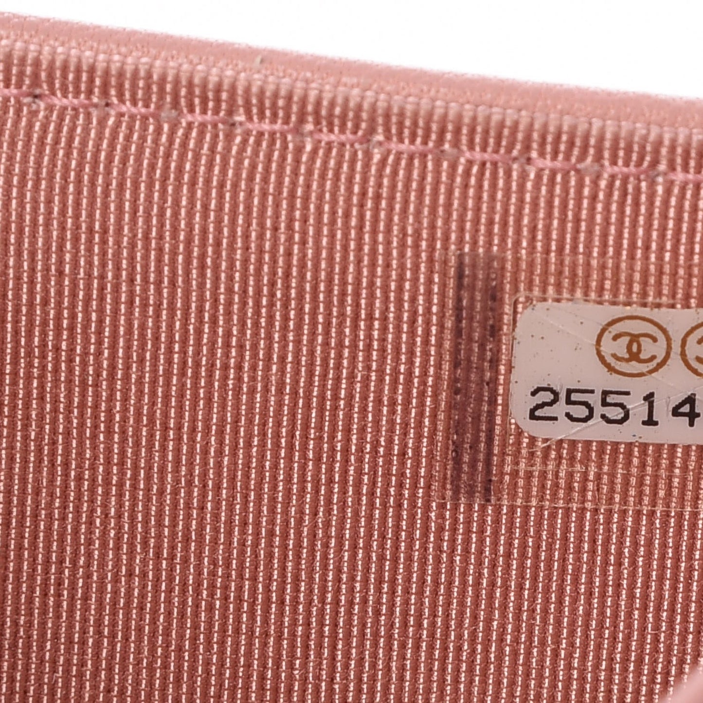 Lambskin Quilted CC Box Flap Wallet Light Pink