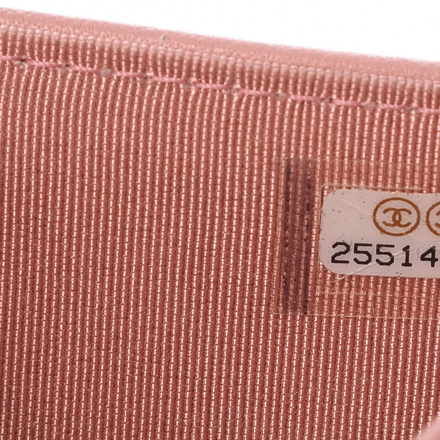 Chanel Lambskin Quilted CC Box Flap Wallet Light Pink 7 of 11