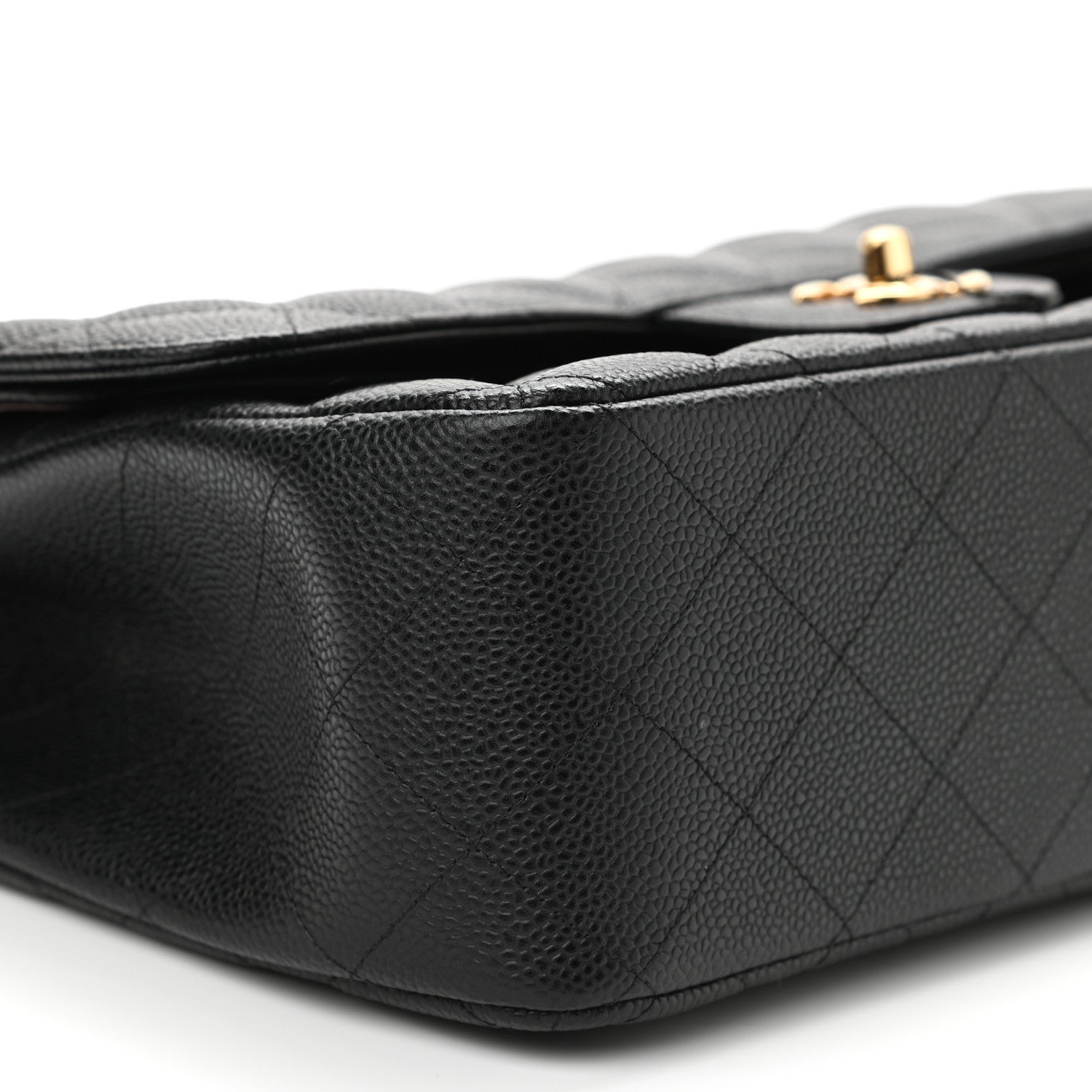 Chanel Caviar Quilted Jumbo Double Flap Black 9 of 11