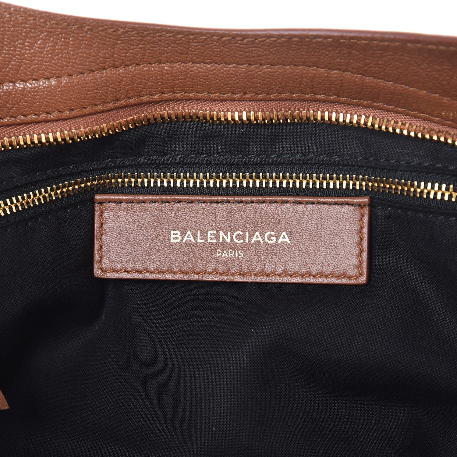Balenciaga Chevre Gold Metallic Edge Hardware City Marron Terracotta 6 of 11
