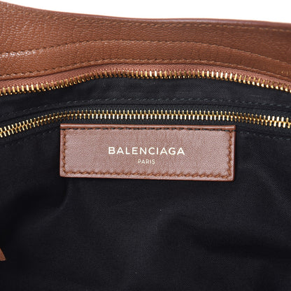 Balenciaga Chevre Gold Metallic Edge Hardware City Marron Terracotta 6 of 11