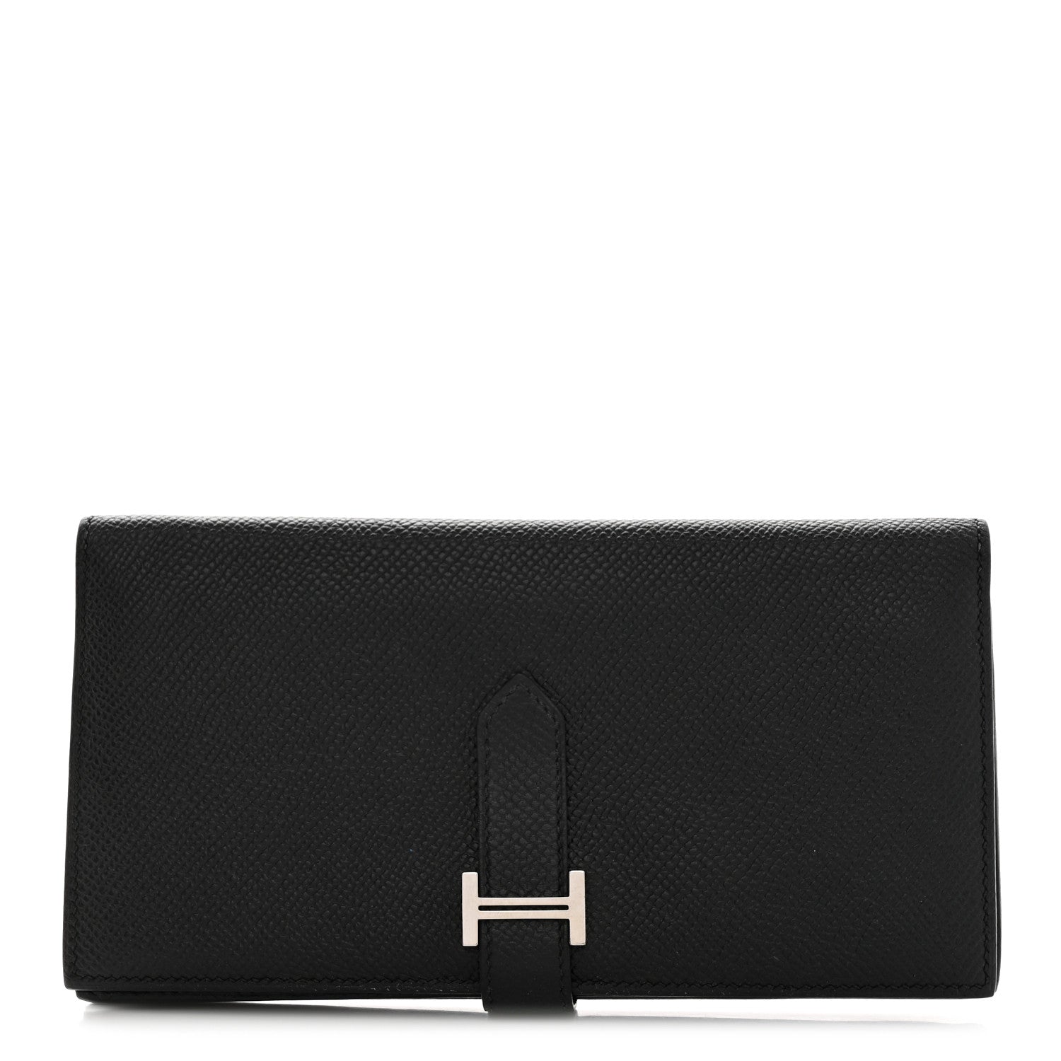 Hermes Epsom Bearn Gusset Wallet Black 1 of 10