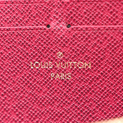 Louis Vuitton Monogram Clemence Wallet Fuchsia 6 of 8