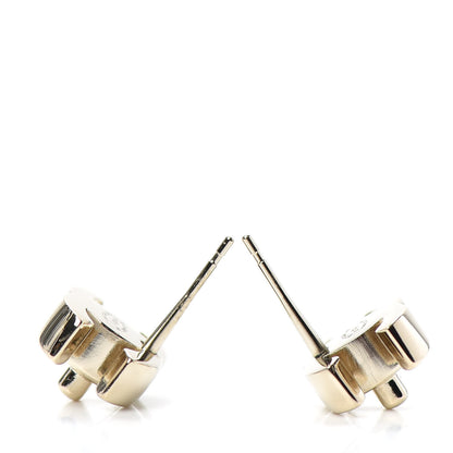 Chanel Metal CC Turnlock Earrings Gold 3 of 4