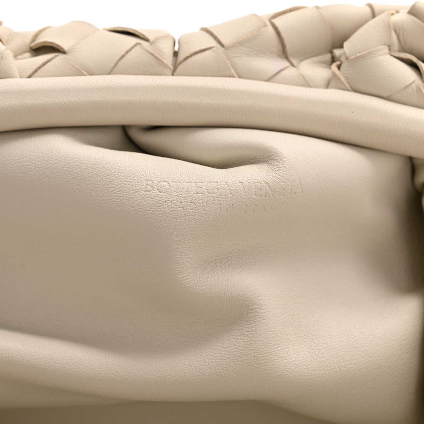 Nappa Maxi Intrecciato The Pouch Oversized Clutch Plaster