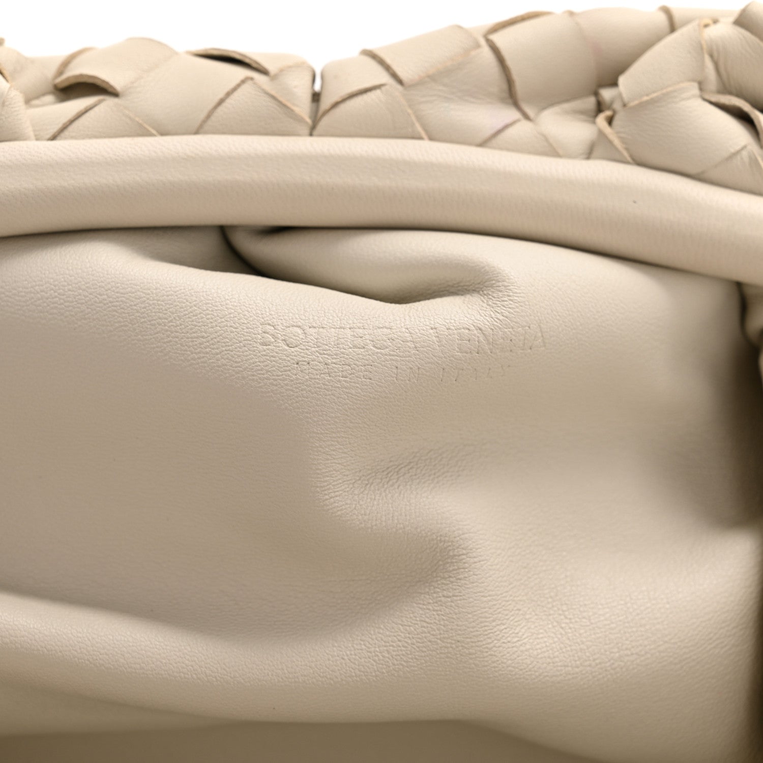 Bottega Veneta Nappa Maxi Intrecciato The Pouch Oversized Clutch Plaster 6 of 12