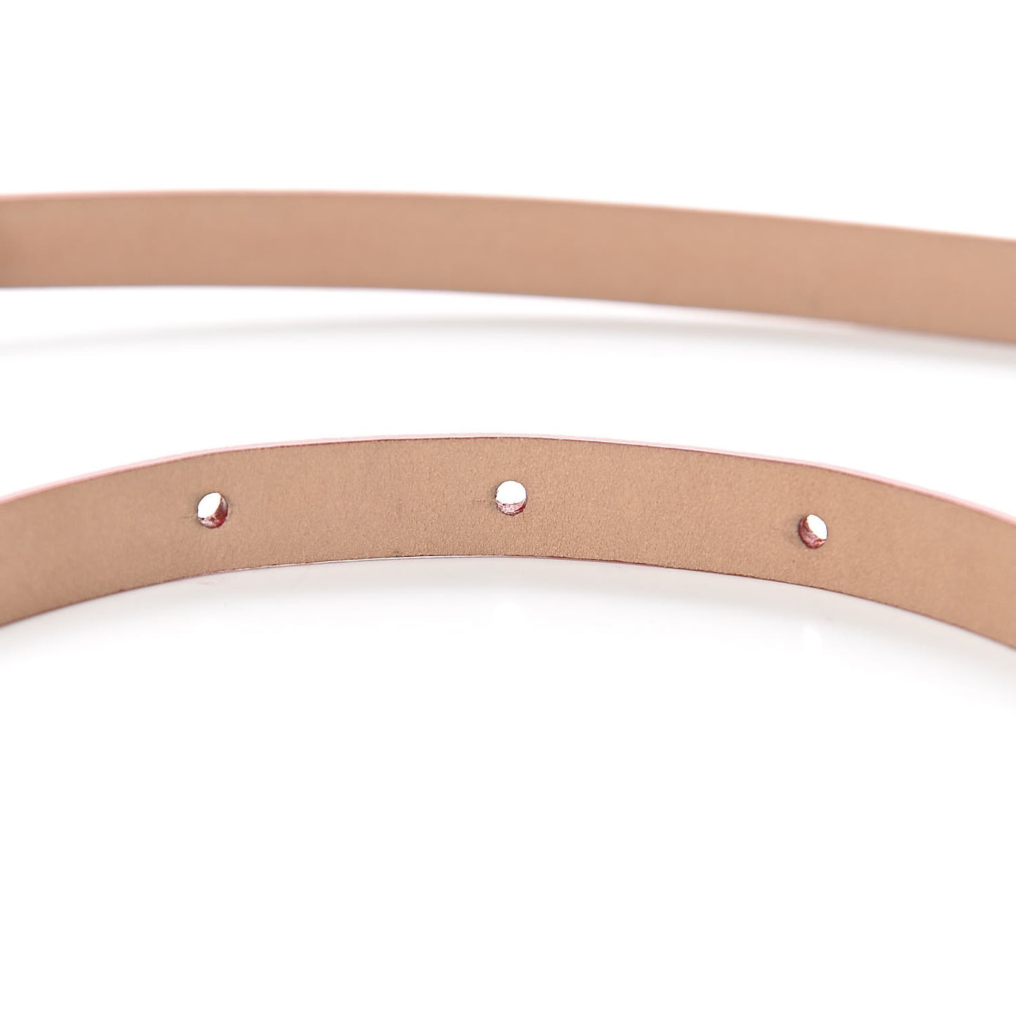 Lambskin CC Logo Skinny Belt 70 28 Red