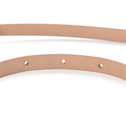Chanel Lambskin CC Logo Skinny Belt 70 28 Red 8 of 9