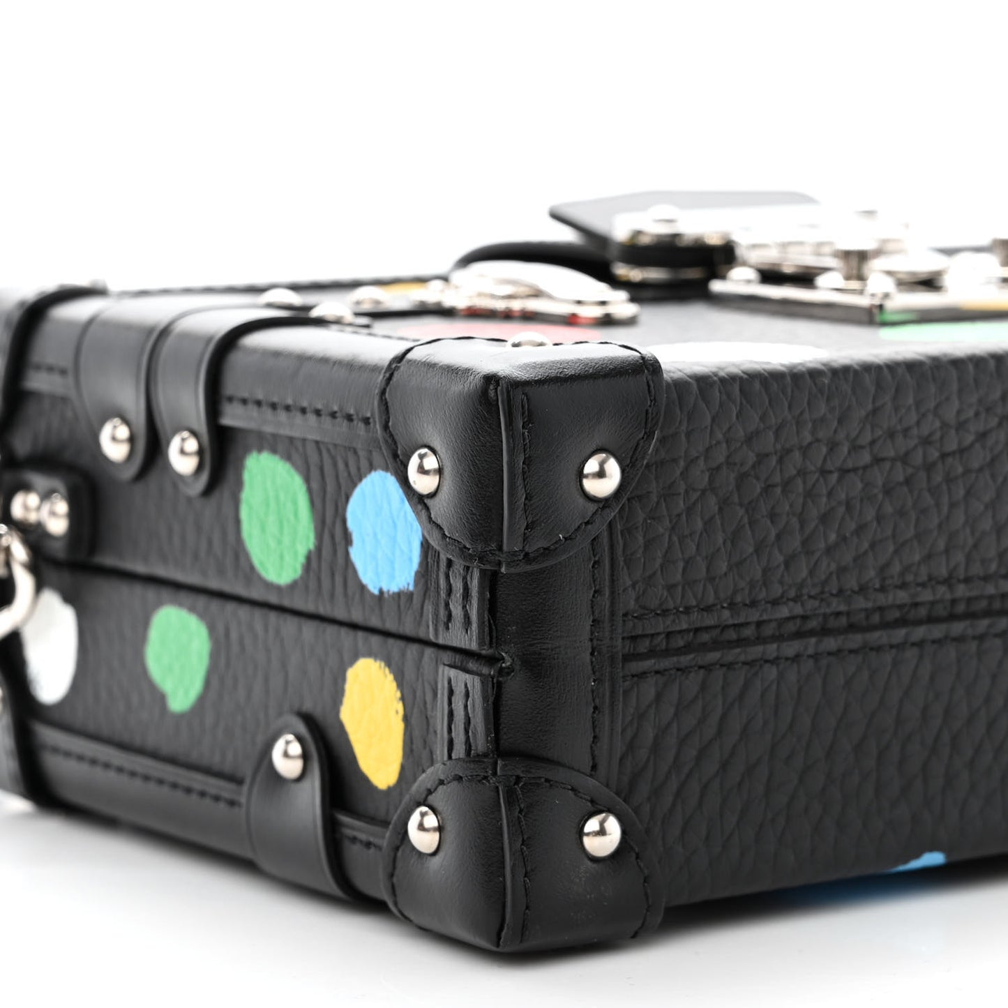 LV X YK Taurillon Petite Malle Black