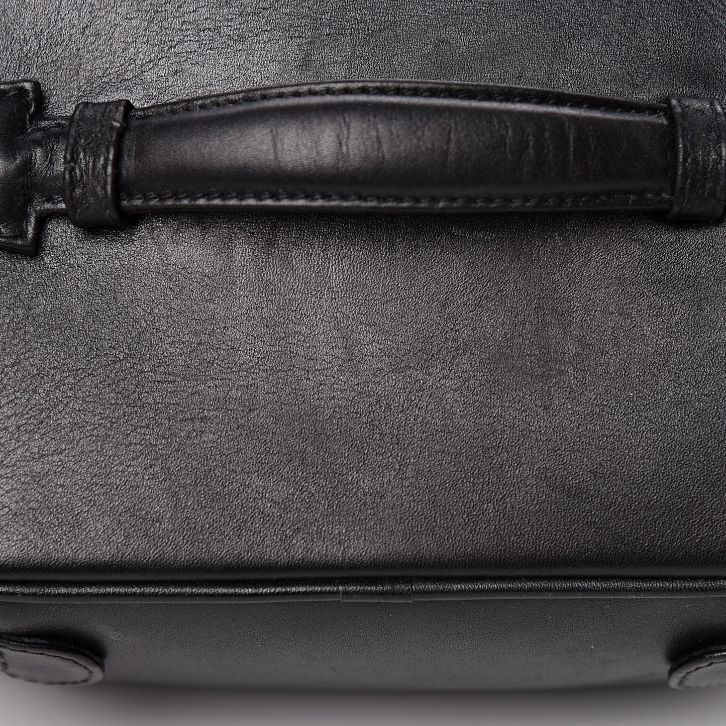 Calfskin Vanity Cosmetic Bag Black
