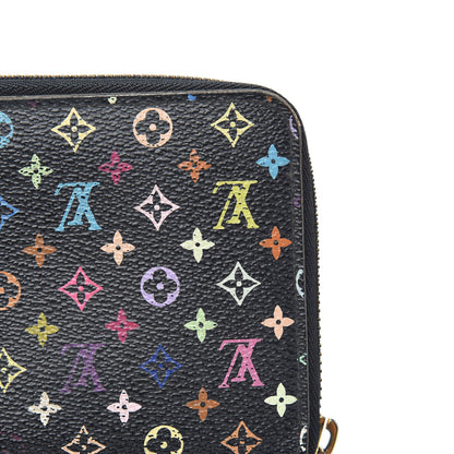 Louis Vuitton Monogram Multicolor Zippy Wallet Black Grenade 11 of 12