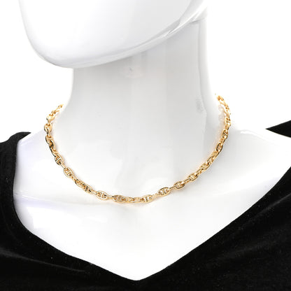 Hermes 18K Yellow Gold TPM Chaine D'Ancre Necklace 2 of 5