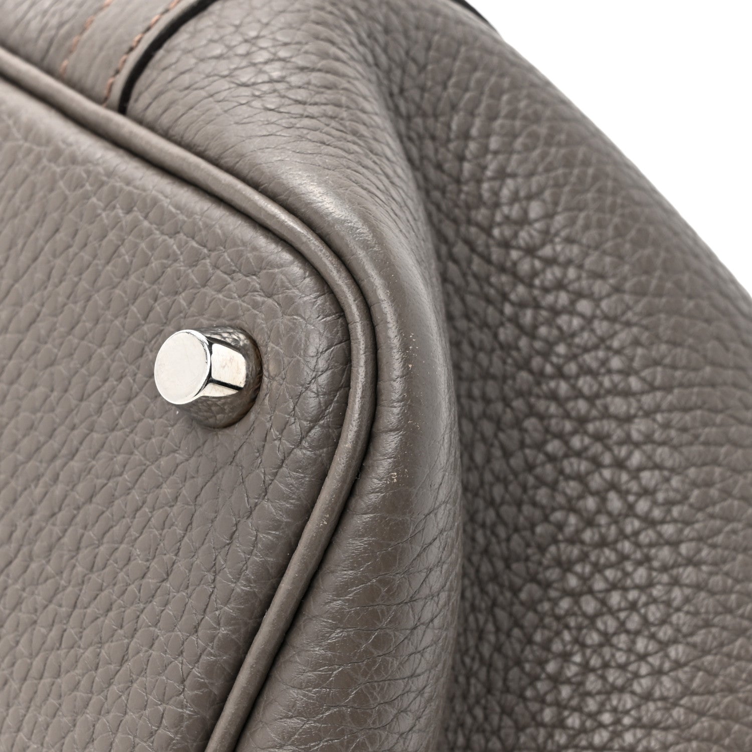Hermes Taurillon Clemence Picotin Lock 18 PM Gris Asphalte 11 of 12