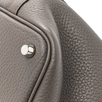 Hermes Taurillon Clemence Picotin Lock 18 PM Gris Asphalte 11 of 12