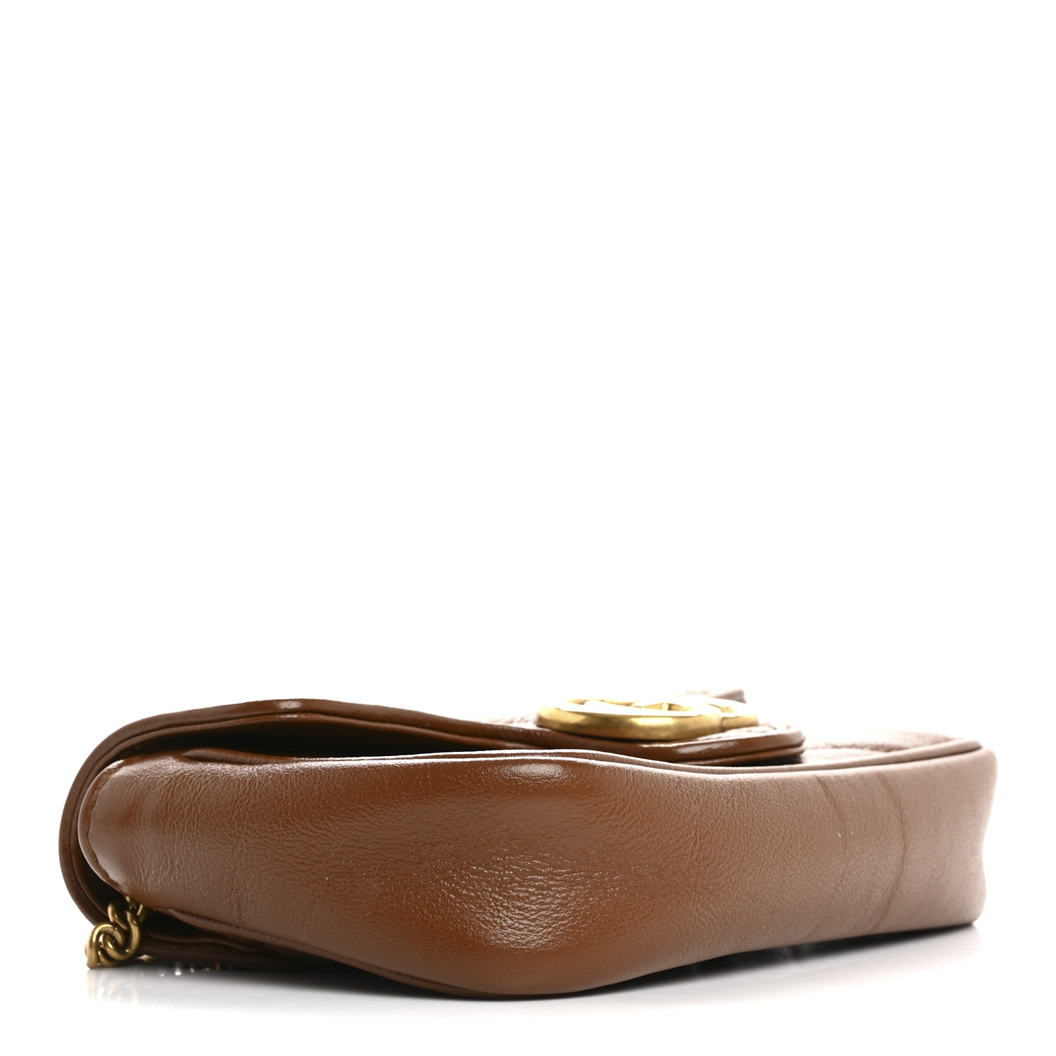 Gucci Azalea Calfskin Matelasse Diagonal Super Mini GG Marmont Shoulder Bag Cuir 4 of 13