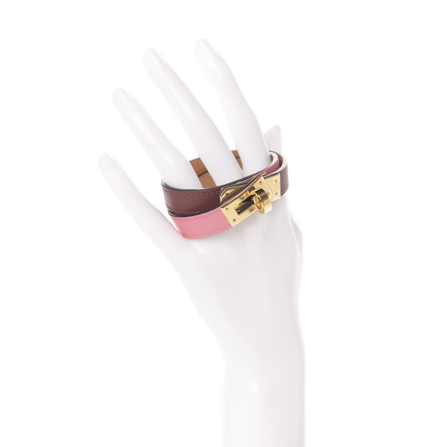 Swift Kelly Double Tour Bracelet T2 Rouge H Rose D'ete