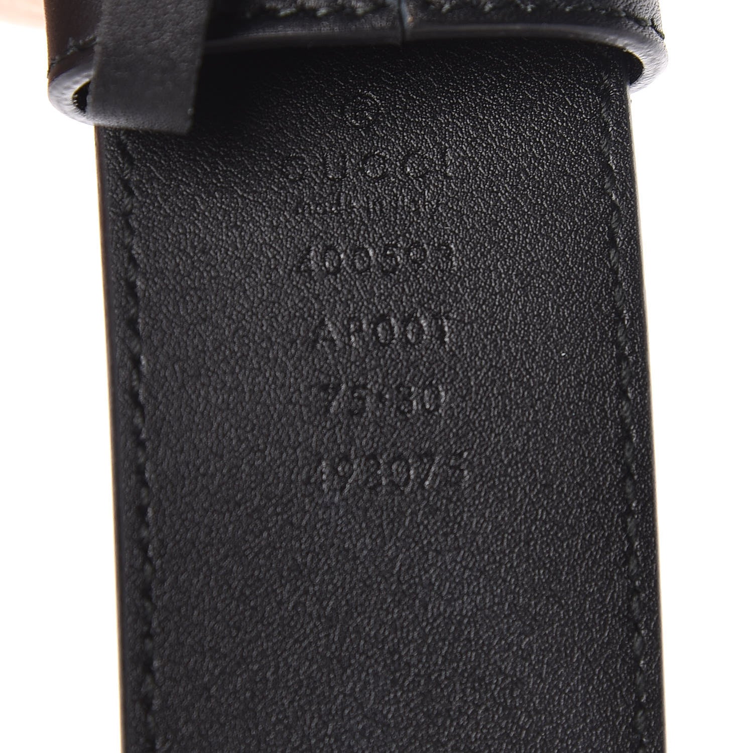 Gucci Calfskin Double G 40mm Belt 75 30 Black 4 of 7