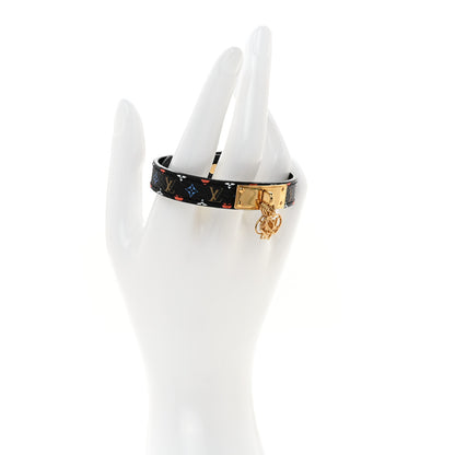 Louis Vuitton Monogram Multicolor Game On Bracelet 17 Black 2 of 9