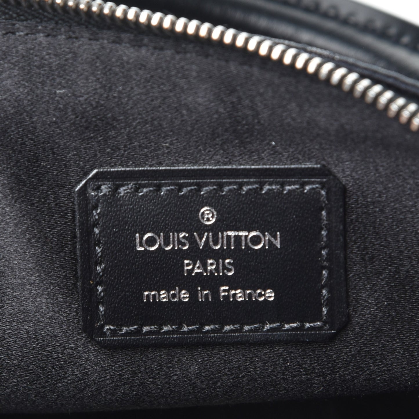 Satin Monogram Little Alma Black