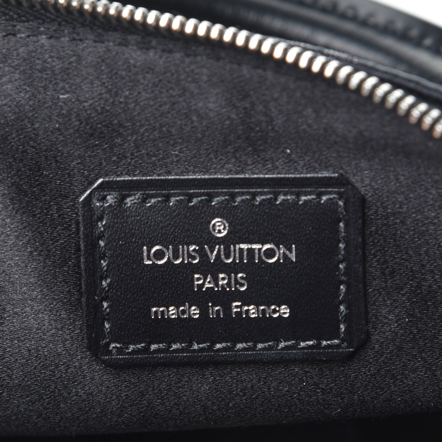Louis Vuitton Satin Monogram Little Alma Black 6 of 7