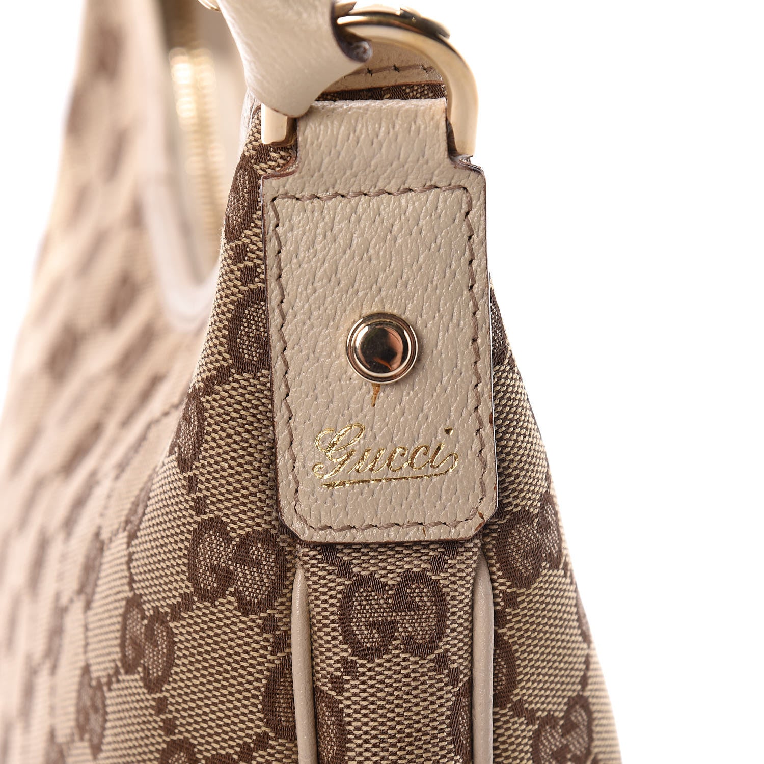 Gucci Monogram Medium Abbey D Ring Hobo Off White 10 of 15