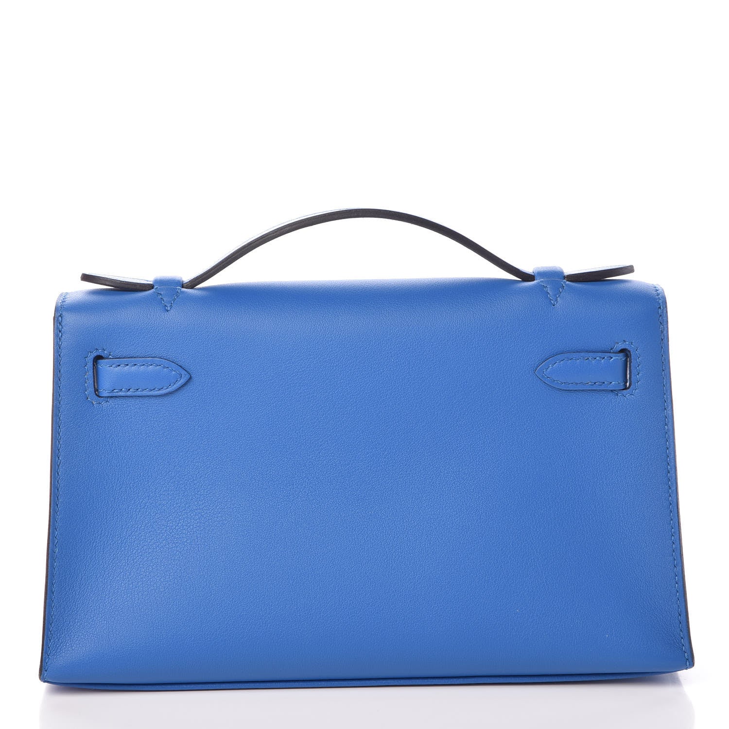 Hermes Swift Kelly Pochette Clutch Bleu Zellige 4 of 23