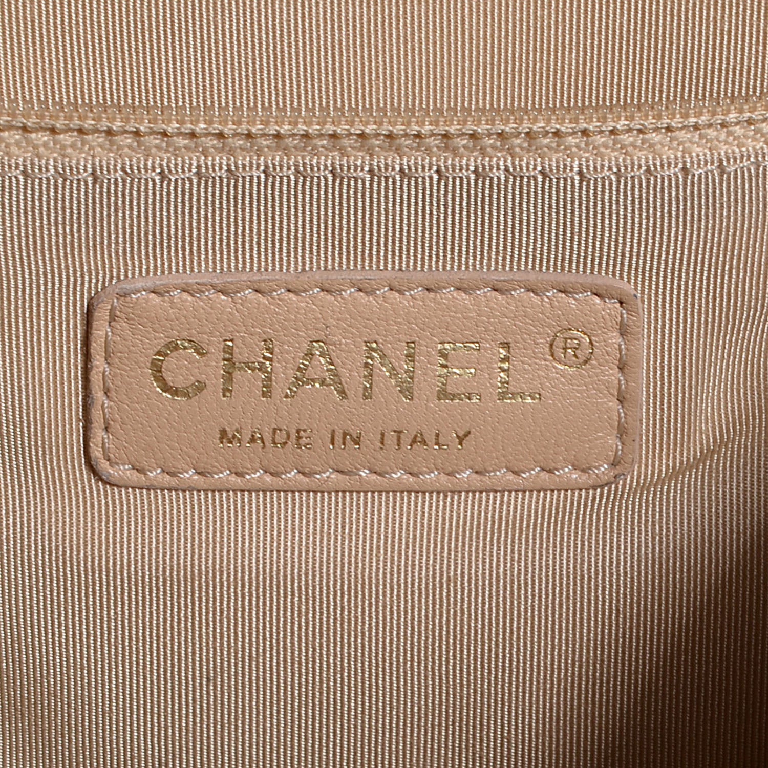 Chanel Calfskin In The Mix Shopping Tote Beige Black 6 of 8