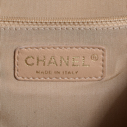 Chanel Calfskin In The Mix Shopping Tote Beige Black 6 of 8