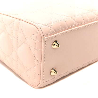 Christian Dior Lambskin Cannage Small My ABCDior Lady Dior Rose Poudre 8 of 9