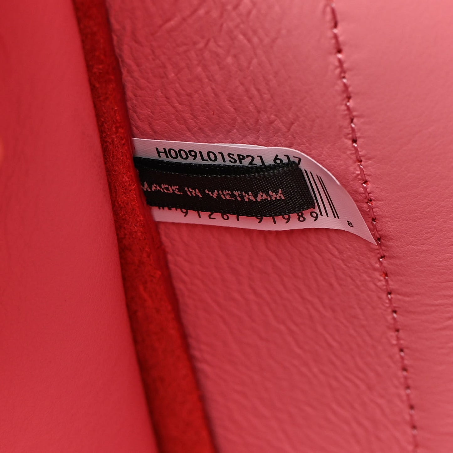 Grained Calfskin Small The Tote Bag Red