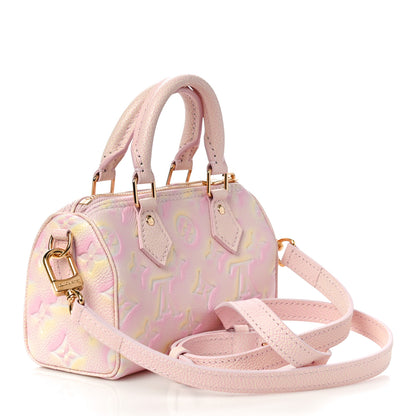 Louis Vuitton Empreinte Monogram Summer Stardust Nano Speedy Pink 3 of 9