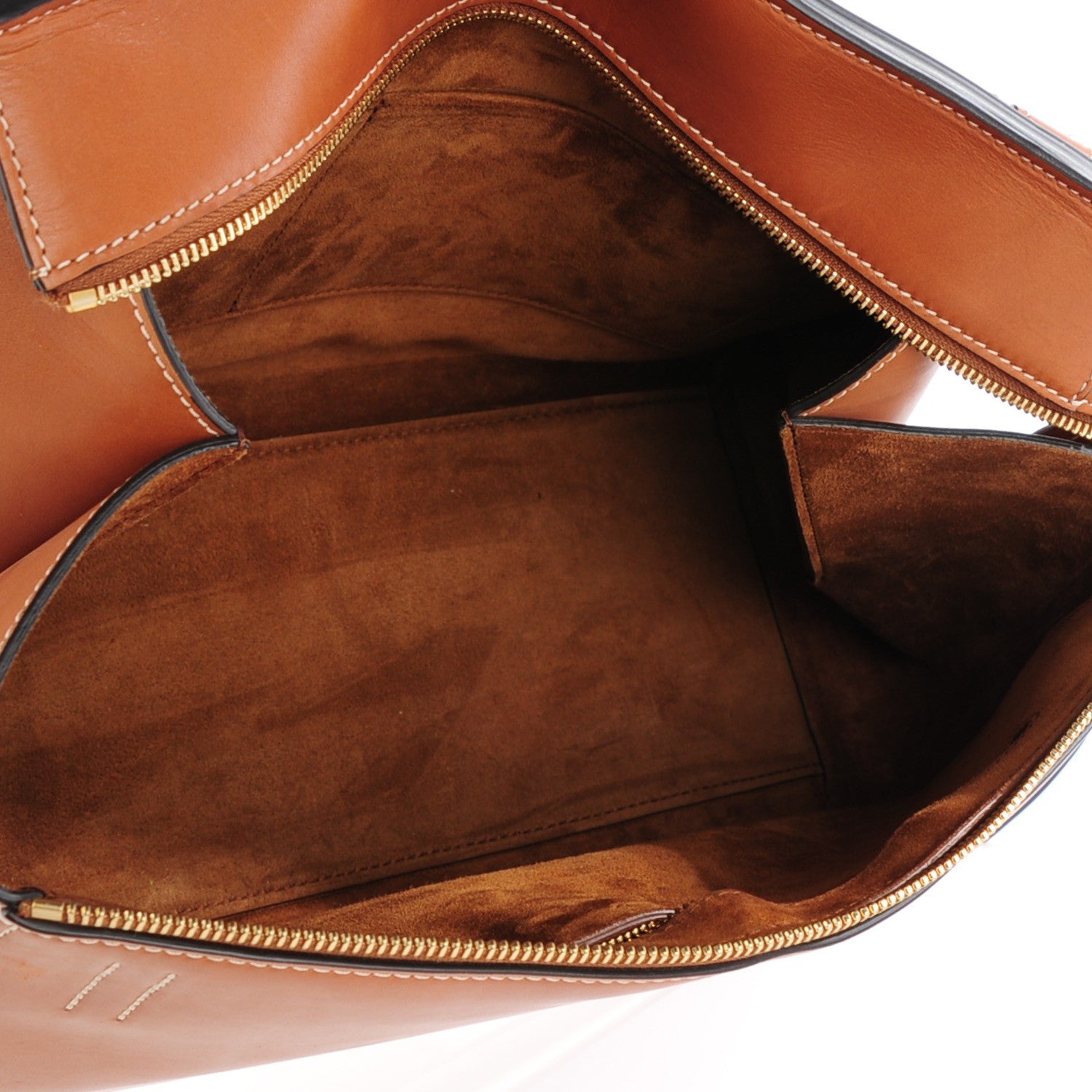 Celine Natural Calfskin Medium Edge Shoulder Bag Tan 5 of 7
