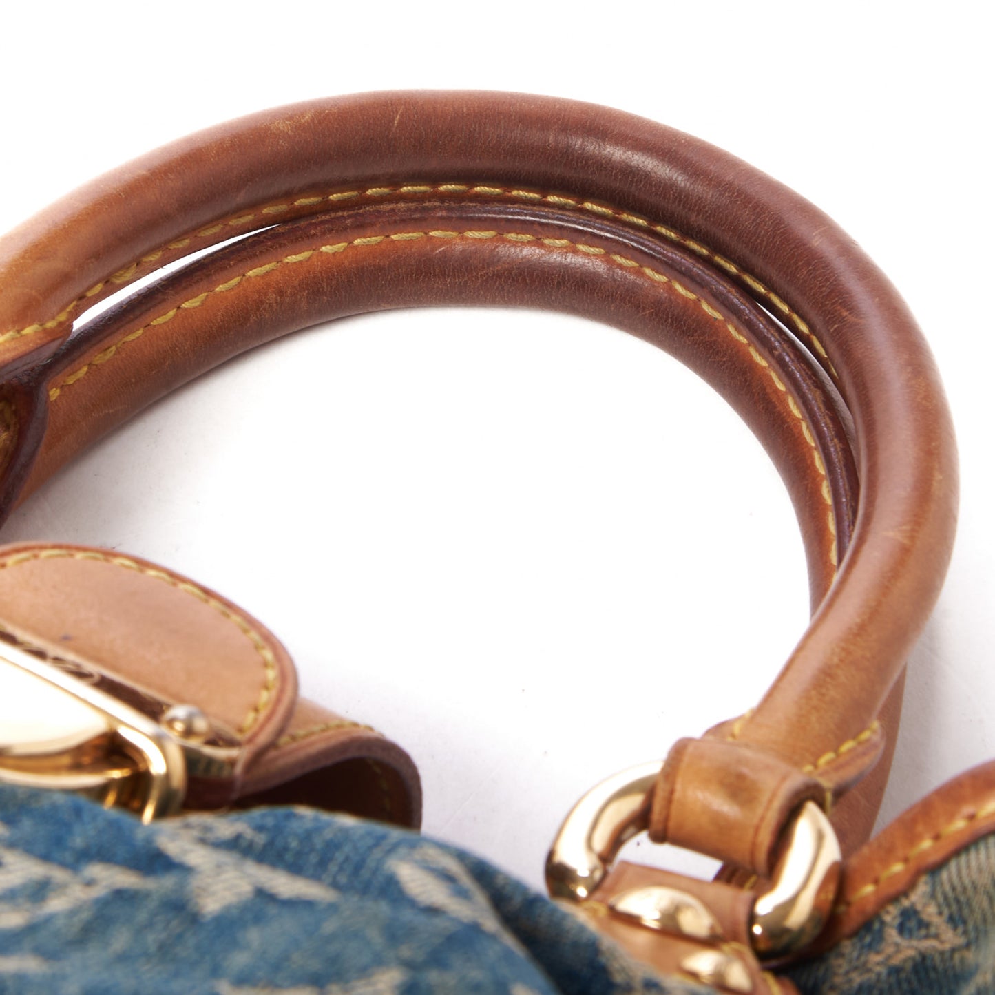 Monogram Denim Pleaty Blue