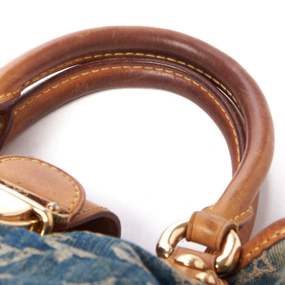 Louis Vuitton Monogram Denim Pleaty Blue 10 of 10