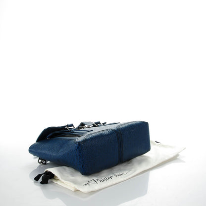 3.1 Phillip Lim 3.1 Textured Calfskin Medium Pashli Satchel Lapis 4 of 7
