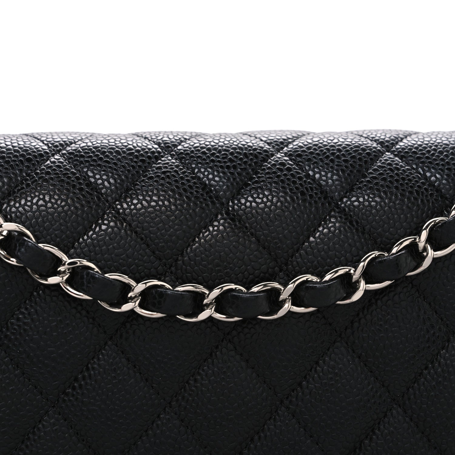 Chanel Caviar Quilted Medium Double Flap Black 8 of 11