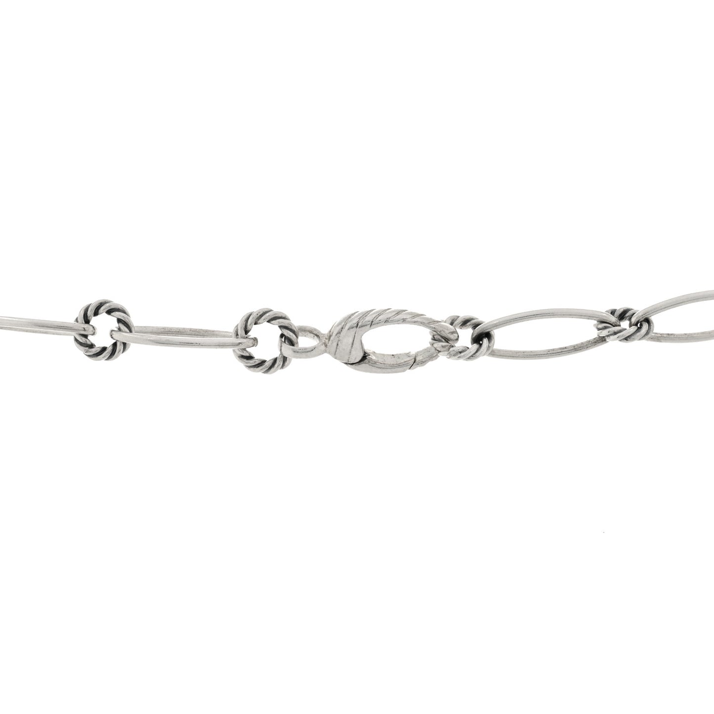 Sterling Silver 18K Yellow Gold Black Ceramic Mobile Chain Necklace