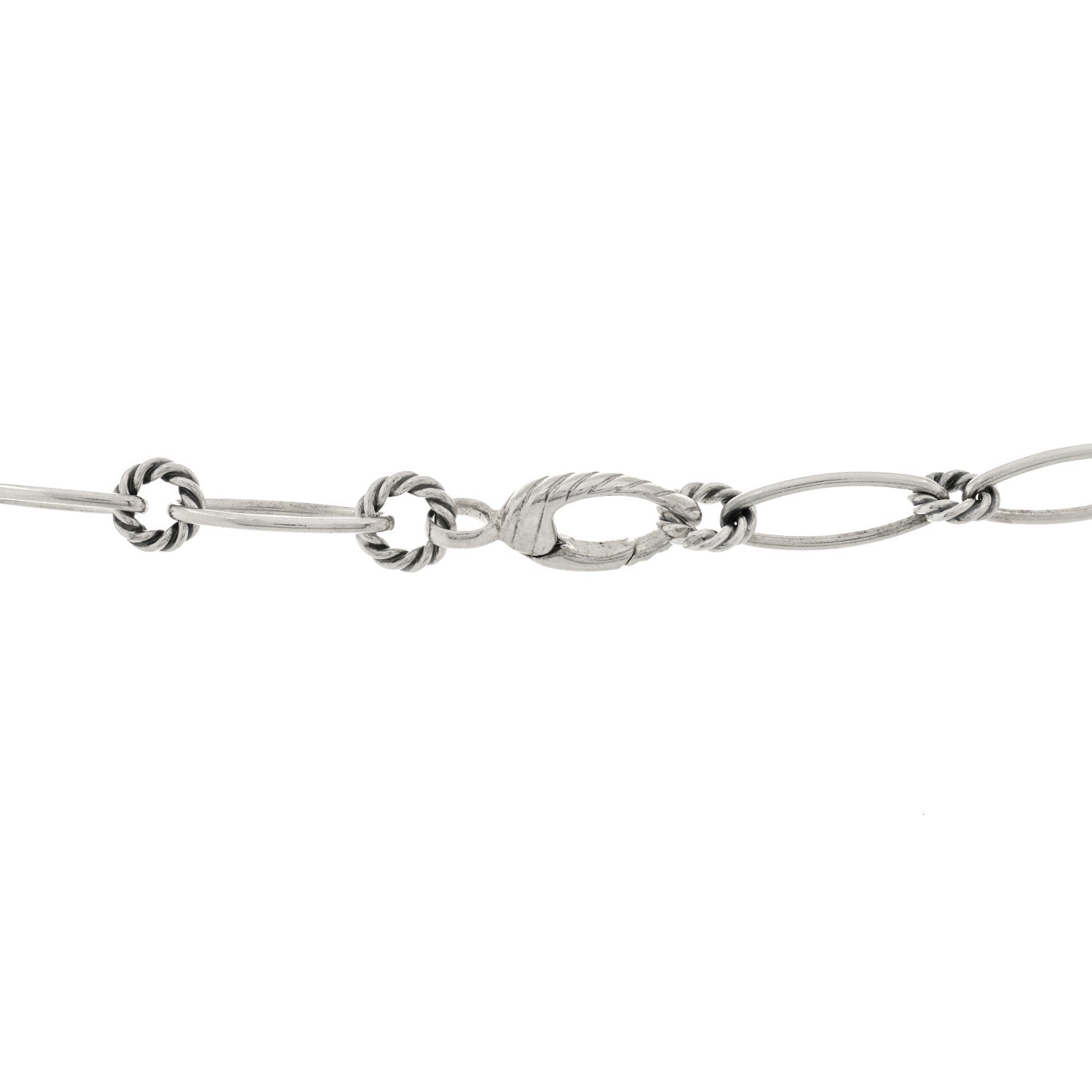 David Yurman Sterling Silver 18K Yellow Gold Black Ceramic Mobile Chain Necklace 3 of 3