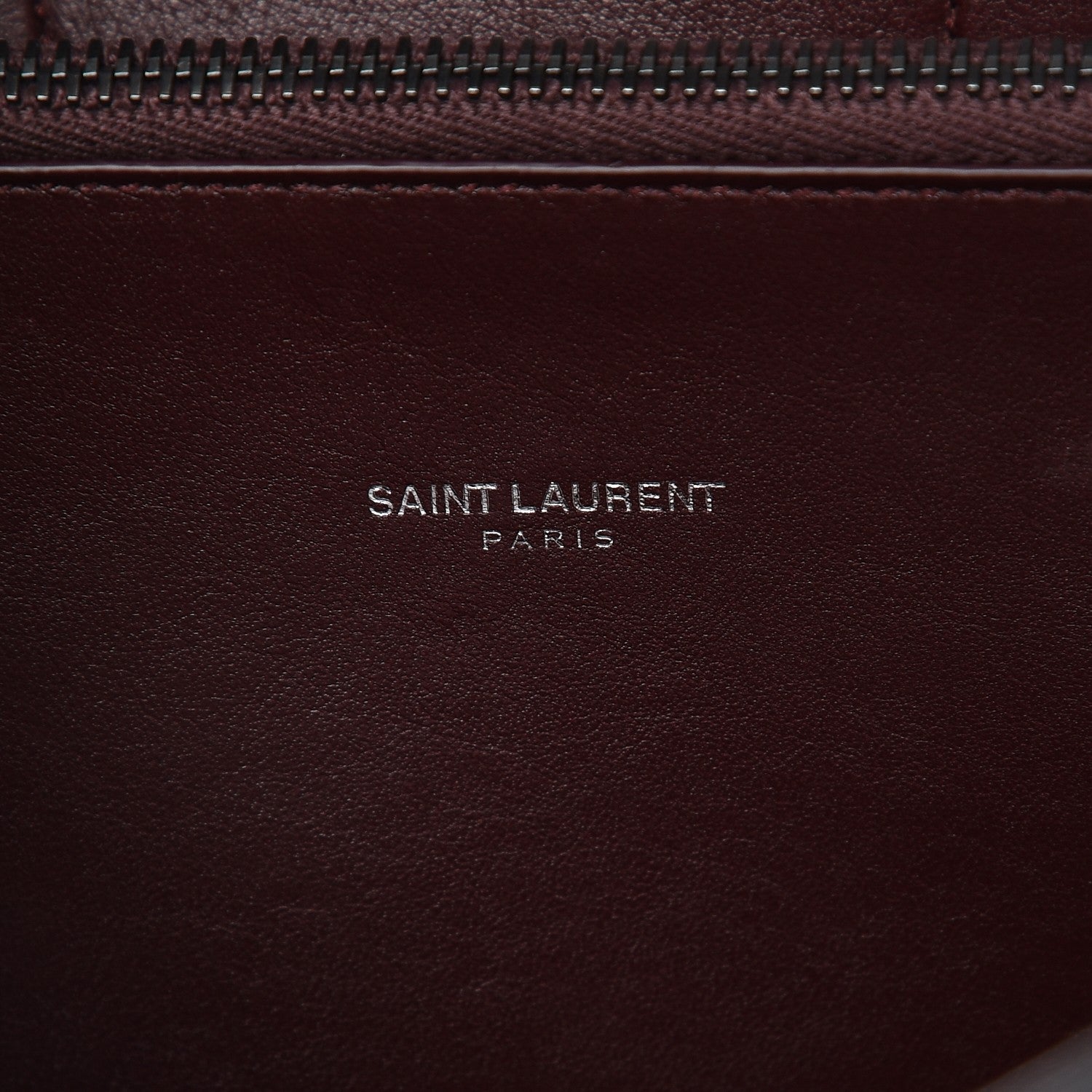 Saint Laurent Grained Calfskin Small Classic Sac De Jour Bordeaux 8 of 9