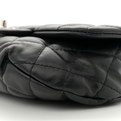 Chanel Calfskin Quilted CC Uniform Flap Belt Bag Black 10 of 12
